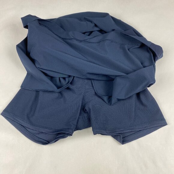 Athleta Brooklyn Skort 16" Womens 6 Navy Blue Athletic Performance Stretch - Picture 4 of 13